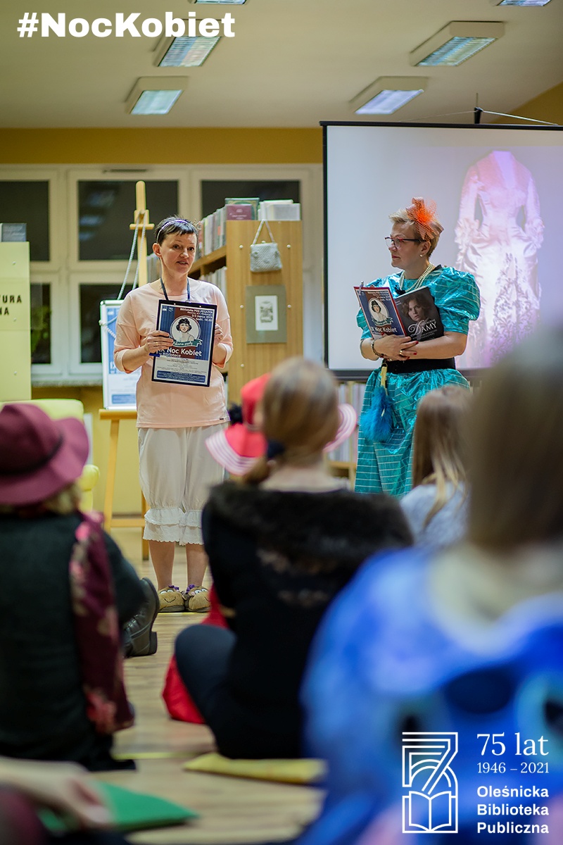 Archiwalne zdjęcie z Nocy Kobiet w Bibliotece 